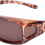 Thumbnail: Rapid Eyewear TORTOISESHELL WOMENS POLARIZED over GLASSES UV400 Wrap around Sung