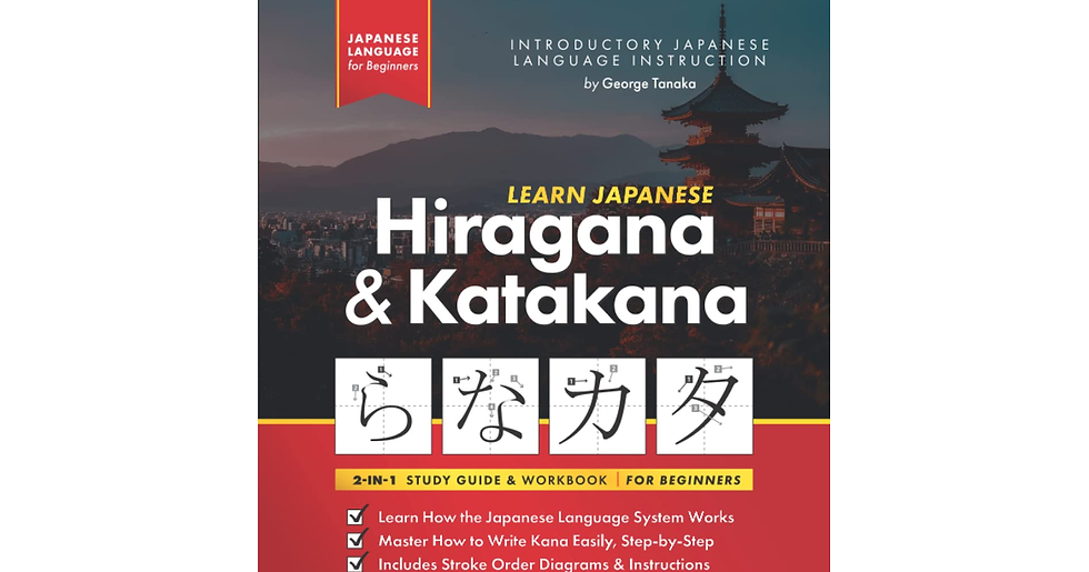 Learn Japanese Hiragana and Katakana – Workbook for Beginners: the Easy, Step-By