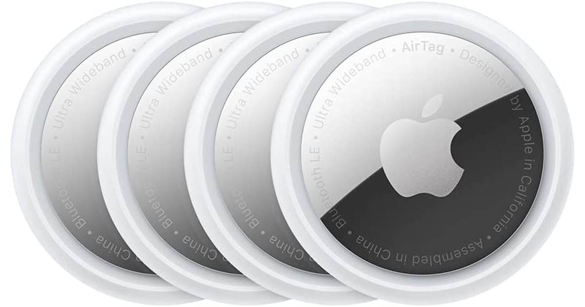 New Apple Airtag, Bluetooth Item Finder and Key Finder (4 Pack)