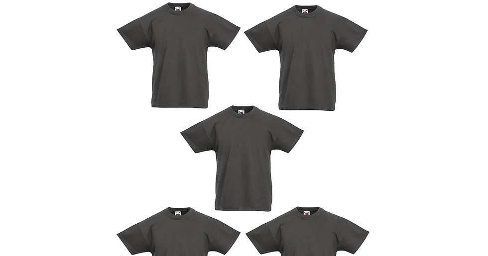 Thumbnail: Fruit of the Loom Boy'S 61-019-0 T-Shirt (Pack of 5)
