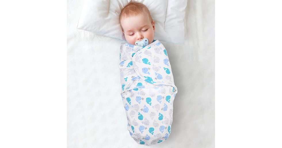 Thumbnail: Vicloon Baby Swaddle Wrap, 2 Pcs Newborn Swaddle Blanket Wrap, Organic Cotton Ba