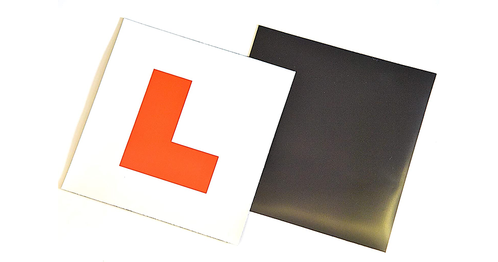 Thumbnail: AA AA5060 Fully Magnetic L Plate, White, Pack of 2