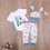 Thumbnail: Geagodelia Infatnt Newborn Baby Boy Girl My 1St First Easter Clothes Set Outfit 