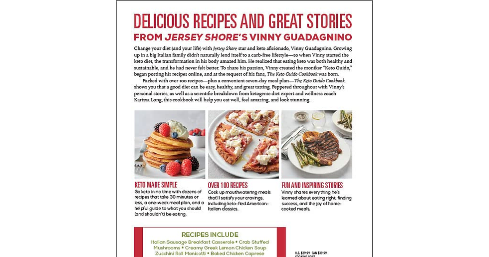 Thumbnail: The Keto Guido Cookbook: Delicious Recipes to Get Healthy and Look Great NEW BOO