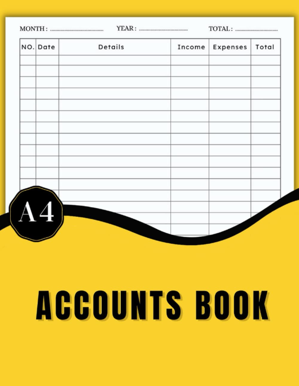 Accounts Book: Income and Expenses Log Book for Self Employed and Small Business