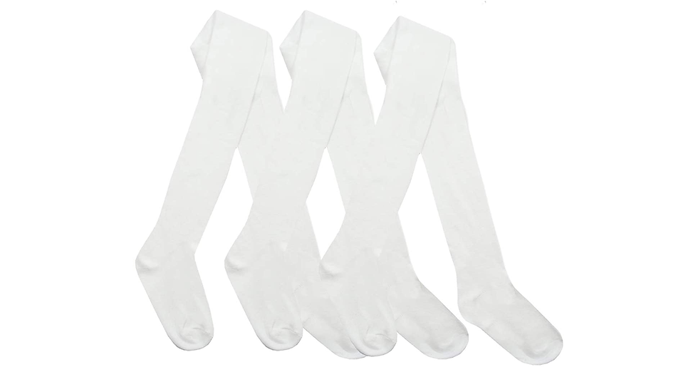 Thumbnail: I2I Girls 3 Pairs Multibuy Cotton Rich Plain Tights