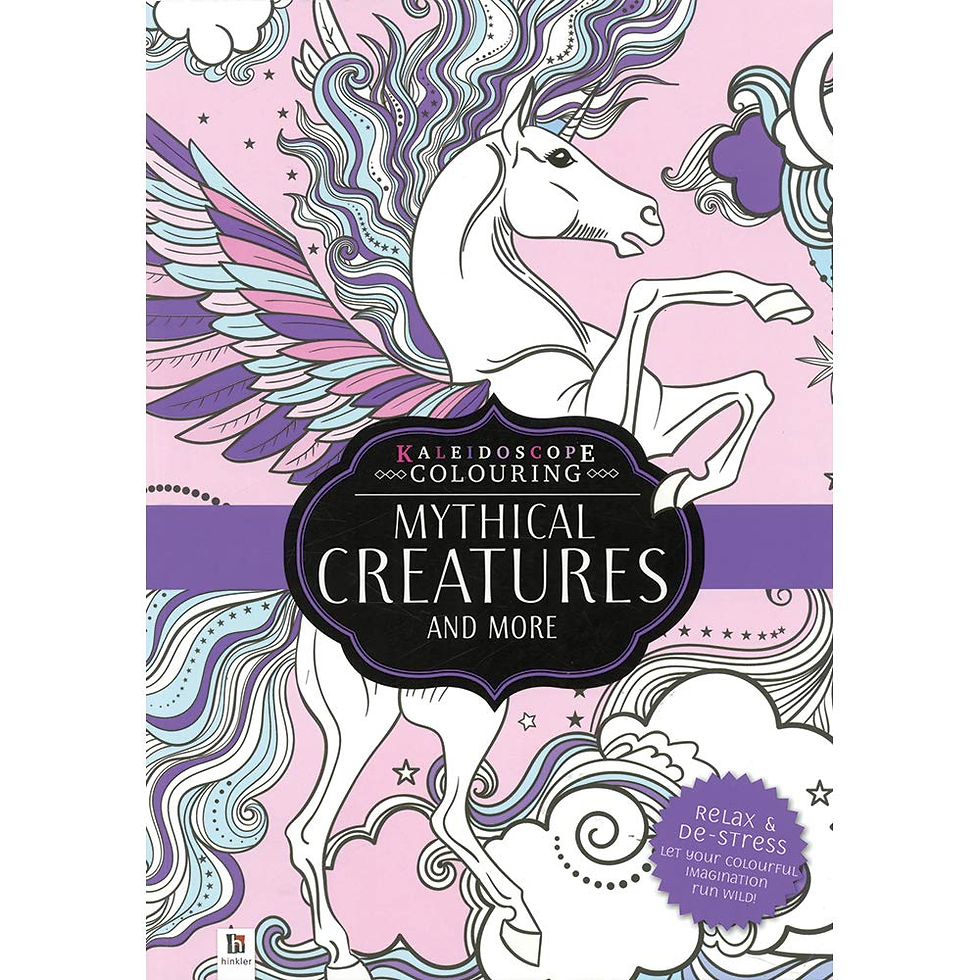 Kaleidoscope Colouring: Mythical Creatures and More