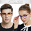 Thumbnail: ATTCL Unisex Blue Light Blocking Glasses Eyeglasses Frame anti Blue Ray Computer