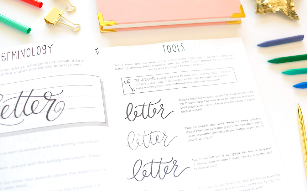 Thumbnail: Hand Lettering and Modern Calligraphy for Kids: a Fun Step by Step Guide and Pra