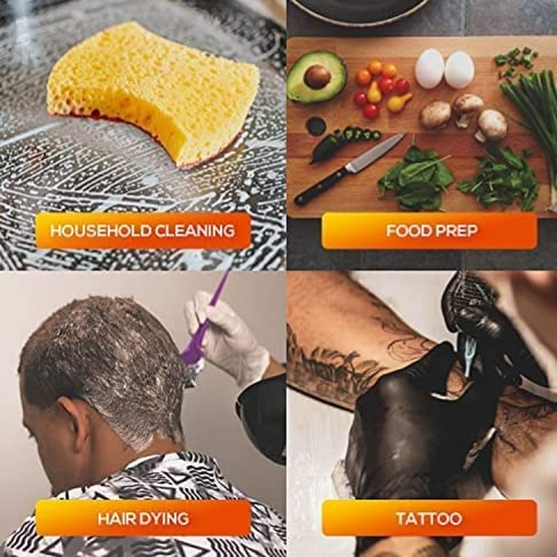 Thumbnail: Vinyl Multi-Purpose Gloves, Powder Free, Disposable, Extra Strong - Box of 100 -