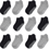 Thumbnail: Non Slip Toddler Baby Socks GRPSKCOS 12 Pairs anti Skid Ankle Socks for Kids Boy