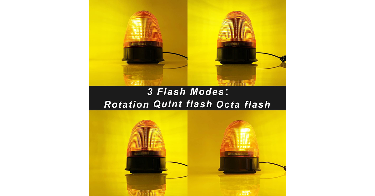 Hawkeye 12/24V Halogen Strobe Beacon Rotating Flashing Warning Lights Emergency