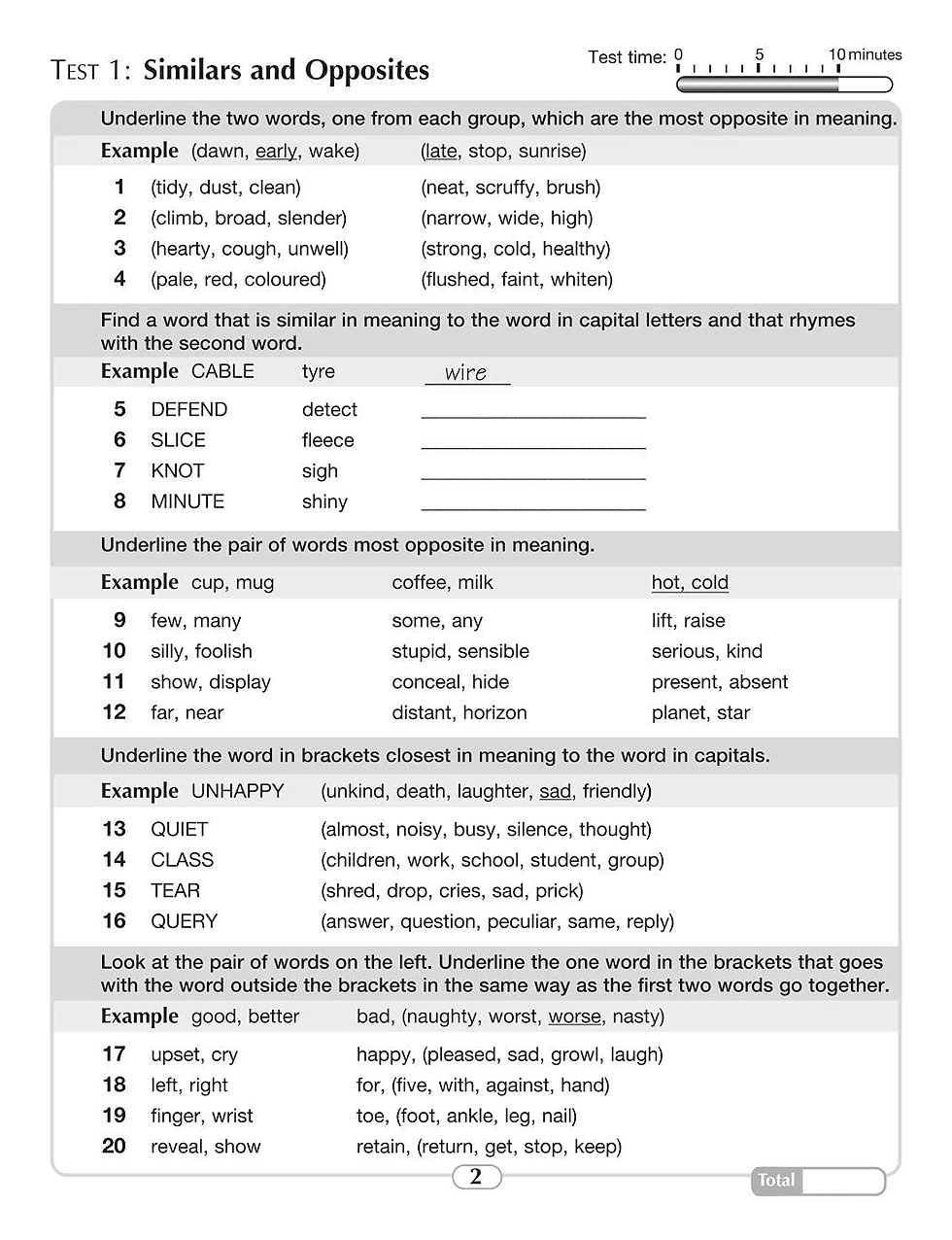 Thumbnail: Bond 11+ 10 Minute Tests Verbal Reasoning 10-11 Years: for 11+ GL Assessment and