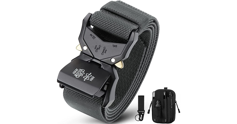 BESTKEE Men Tactical Belt 1.5 Inch Heavy Duty Belt, Nylon Military Belt with Qui