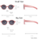 Thumbnail: Baby Polarized Sunglass with Strap, Adjustable Infant UV400 Protection Sunglasse