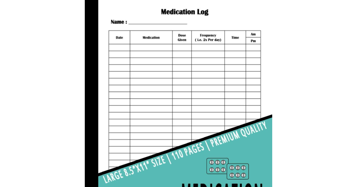 Medication Log Book