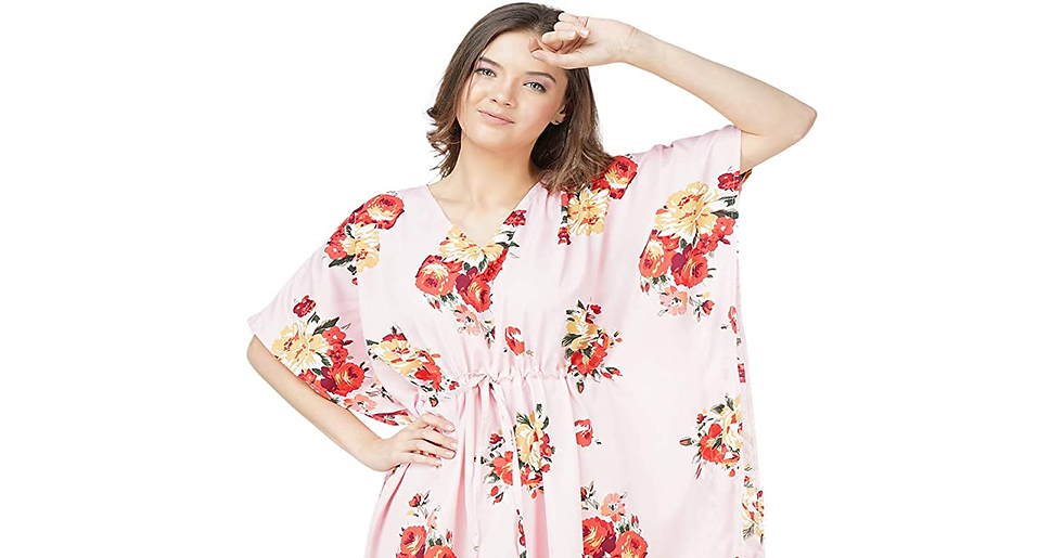 Thumbnail: Spurbayfashions Kaftans Women plus Size Full Length Dress for Ladies Beautiful L