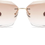 Thumbnail: Kimorn Sunglasses for Women Oversized Rimless Diamond Cutting Lens Classic Eyewe
