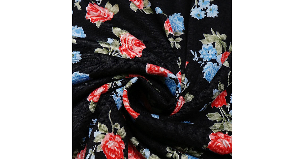 Thumbnail: SOLERSUN Womens Sleeveless Summer Dress Floral Printed Adjustable Spaghetti Stra