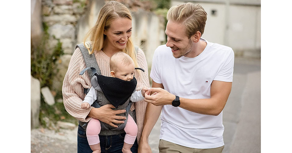 Thumbnail: You+Me 4-In-1 Convertible Baby Carrier with 3D Cool Air Mesh - Heather Grey - We