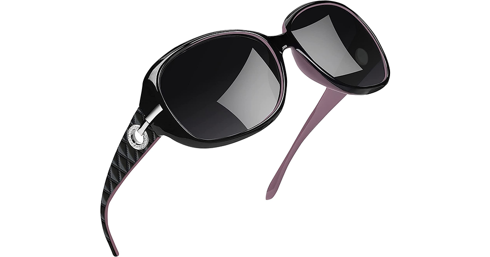 Thumbnail: Joopin Oversized Polarised Sunglasses for Women, UV400 Protection Large Frame Wo