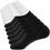 Thumbnail: Closemate No Show Socks Mens Women with Anti-Slip Silicone Stripes, 6 Pairs Trai