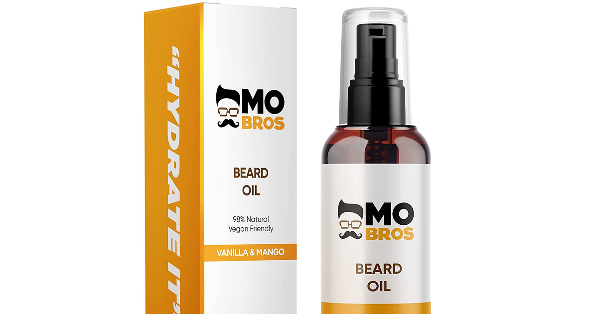 Beard Oil 100Ml | Vanilla & Mango | Beard Care for Men | Softens, Hydrate & Cond