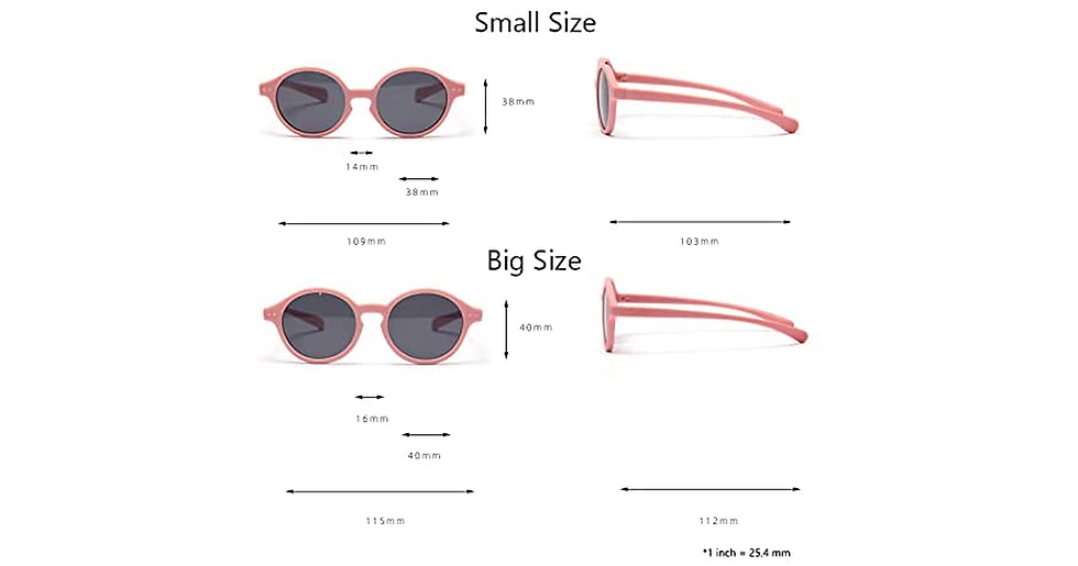 Thumbnail: Baby Polarized Sunglass with Strap, Adjustable Infant UV400 Protection Sunglasse