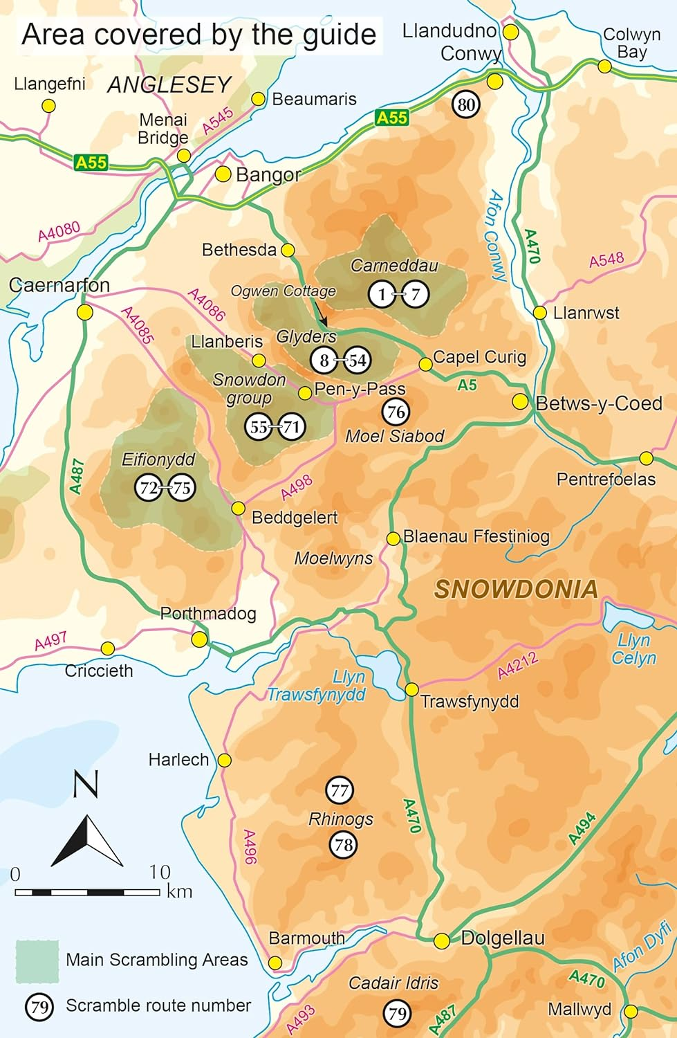 Thumbnail: Scrambles in Snowdonia: 80 of the Best Routes - Snowdon, Glyders, Carneddau, Eif