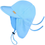 Thumbnail: FURTALK Cotton Baby Toddler Sun Hat UPF 50+ All-Day UV Protection Kids Unisex Gi