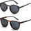 Thumbnail: ZENOTTIC 2 Pack Polarized Sunglasses for Women Men Retro Vintage round Square Su