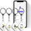 Thumbnail: Key Finder Item Finders 4-Pack, Bluetooth Tracker Item Locator with Key Chain fo