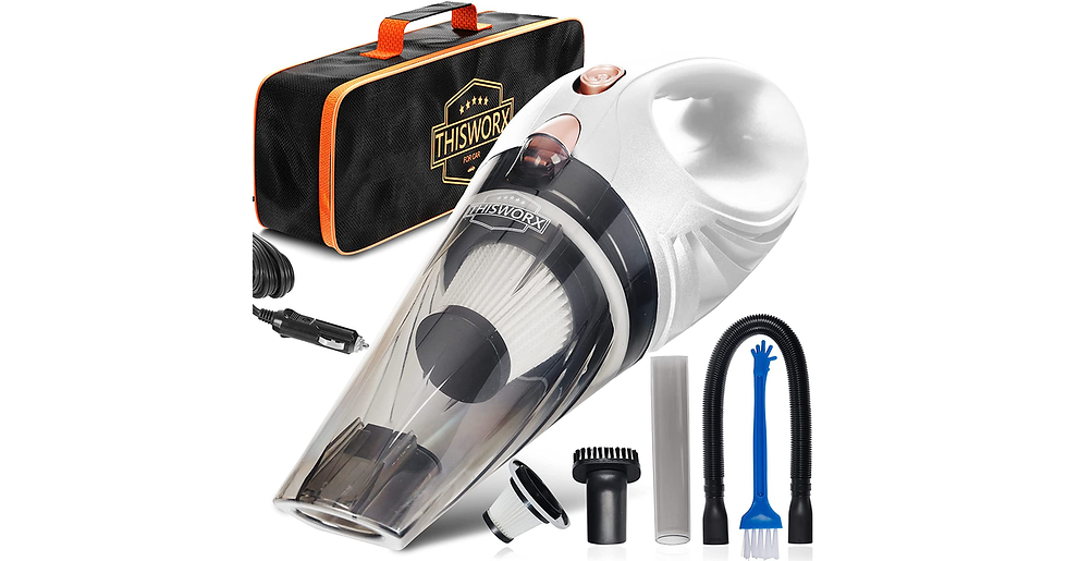 Thumbnail: Thisworx Car Vacuum Cleaner - Portable, Lightweight, Powerful, Handheld Vacuums 