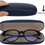 Thumbnail: Yorgewd 2 Pack Hard Shell Glasses Case, Portable Eyeglasses Case for Glasses and