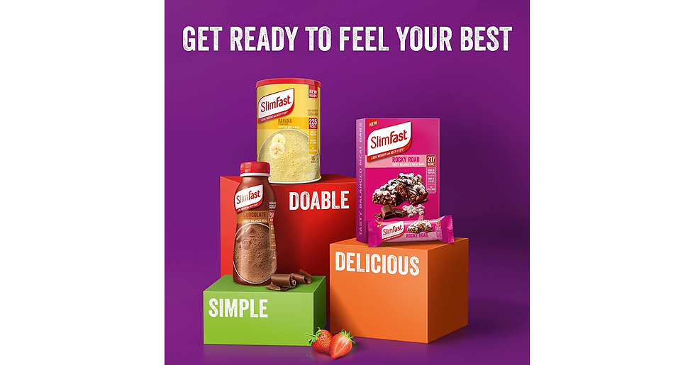 Thumbnail: Slimfast Balanced Meal Shake, Healthy Shake for Balanced Diet Plan with Vitamins