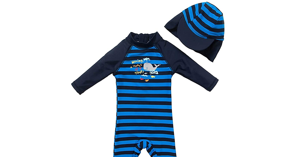 Thumbnail: Upandfast Baby Boy Swimwear Infant One Piece Zip Swimsuit UPF 50+ Sun Protection