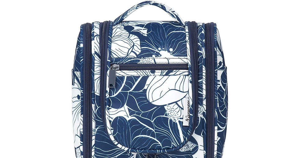 Thumbnail: Travel Hanging Toiletry Wash Bag Makeup Cosmetic Organizer for Women Girls Kids 