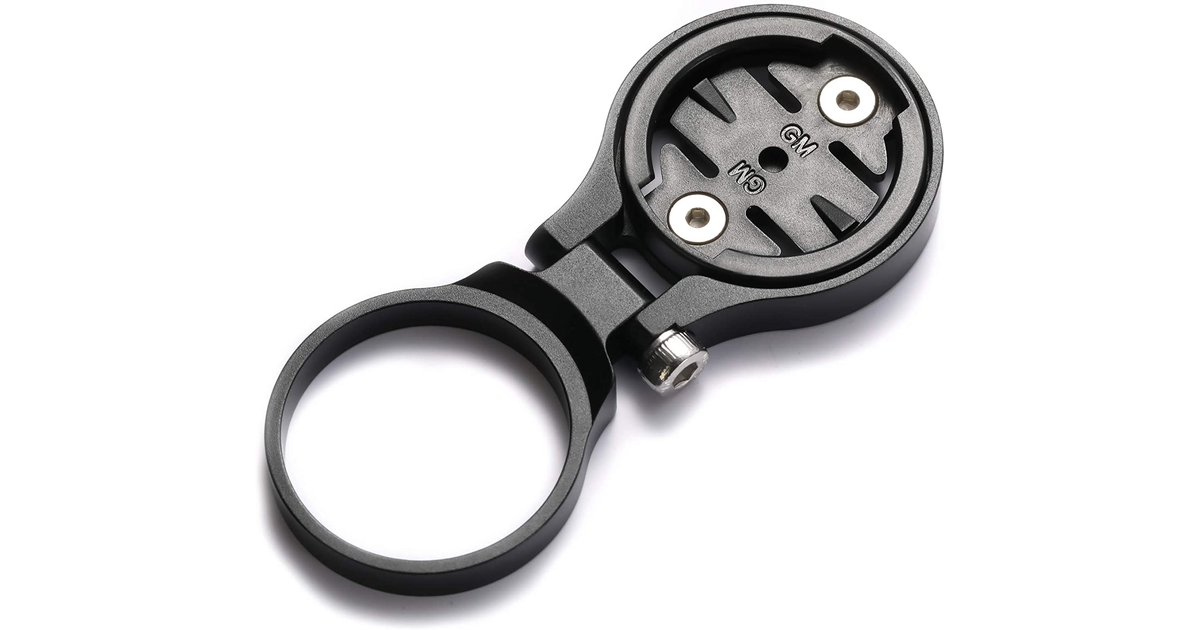 Wilesev Bicycle Stem Top Cap Mount for Garmin Edge GPS Cycling,Adjustable