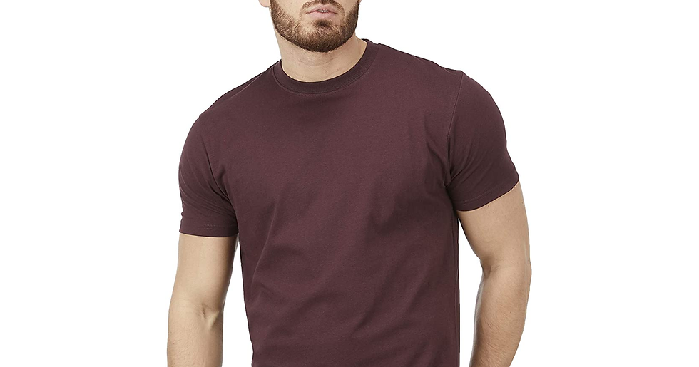Thumbnail: Charles Wilson 5 Pack Plain Crew Neck T-Shirt
