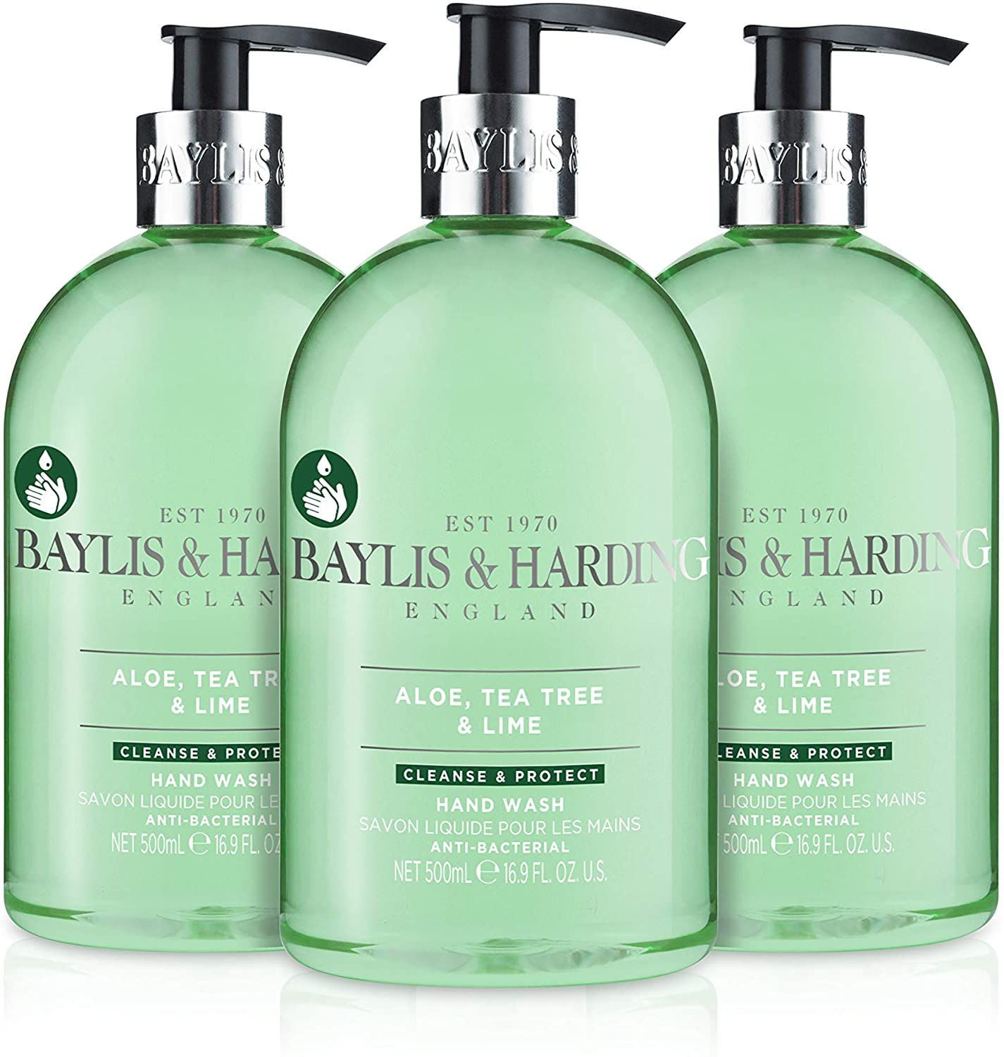 Baylis & Harding 2L Refill Jasmine and Apple Blossom Anti-Bacterial Hand Wash (