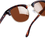 Thumbnail: Joopin Semi-Rimless Polarised Sunglasses Man - UV400 Protection Retro Half Frame