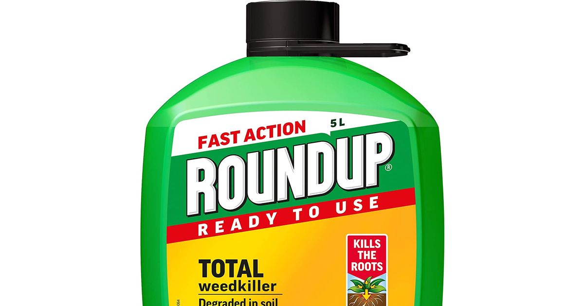 Roundup 112113 Fast Action Total Weedkiller 5 Litre Refill, Clear