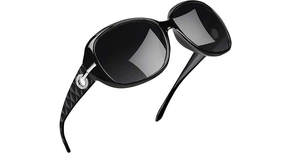 Thumbnail: Joopin Oversized Polarised Sunglasses for Women, UV400 Protection Large Frame Wo