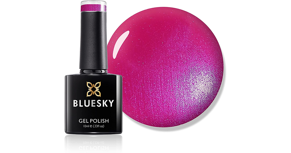 Thumbnail: Bluesky Gel Nail Polish, Abyss VIP03, Black Glitter, Long Lasting, Chip Resistan