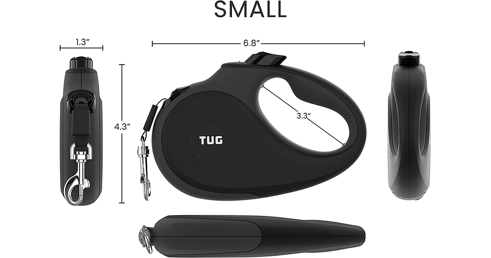 Thumbnail: TUG 360° Tangle-Free Retractable Dog Lead for up to 15 Kg Dogs | 5 M Strong Nylo