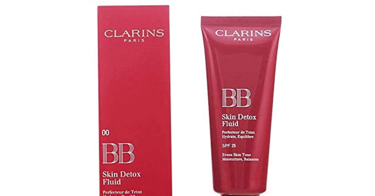 Clarins SPF 25 Skin Detox Fluid BB Cream Number 01, Light 45 Ml