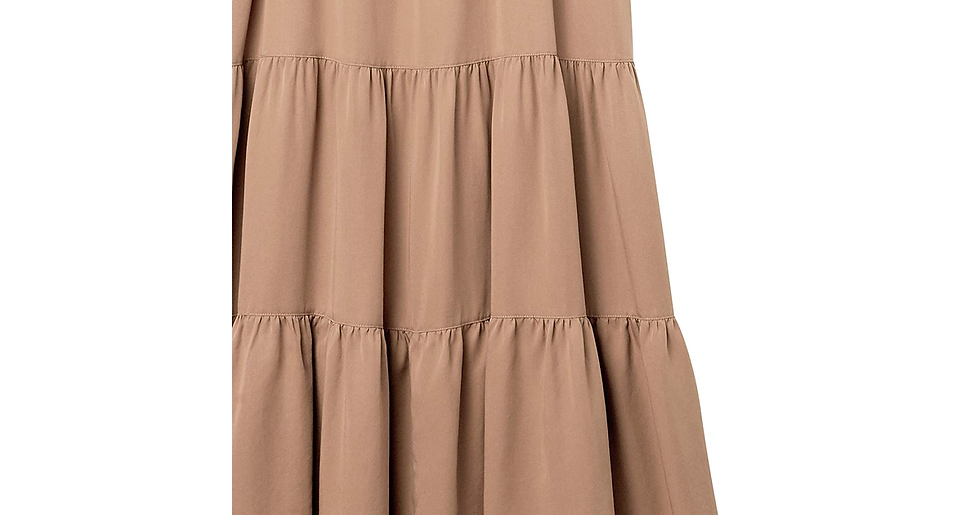 Thumbnail: Brand - Women'S Brit Tiered Ankle Maxi Tent Dress by the Drop