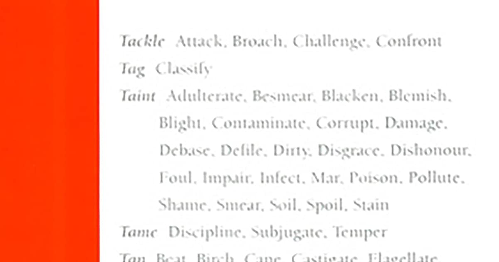 Actions: the Actor'S Thesaurus