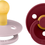 Thumbnail: BIBS Colour Soother 2-Pack, BPA Free Dummy Pacifier, round Nipple. Natural Rubbe
