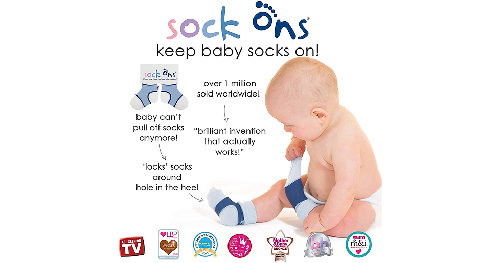 Thumbnail: Sock Ons 3 Pair Pack-Multicolor
